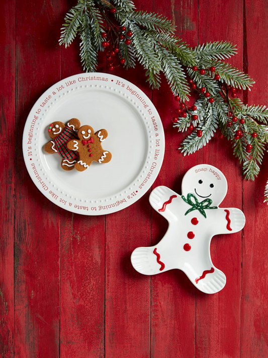Mud Pie Nested Two Piece Gingerbread Platters