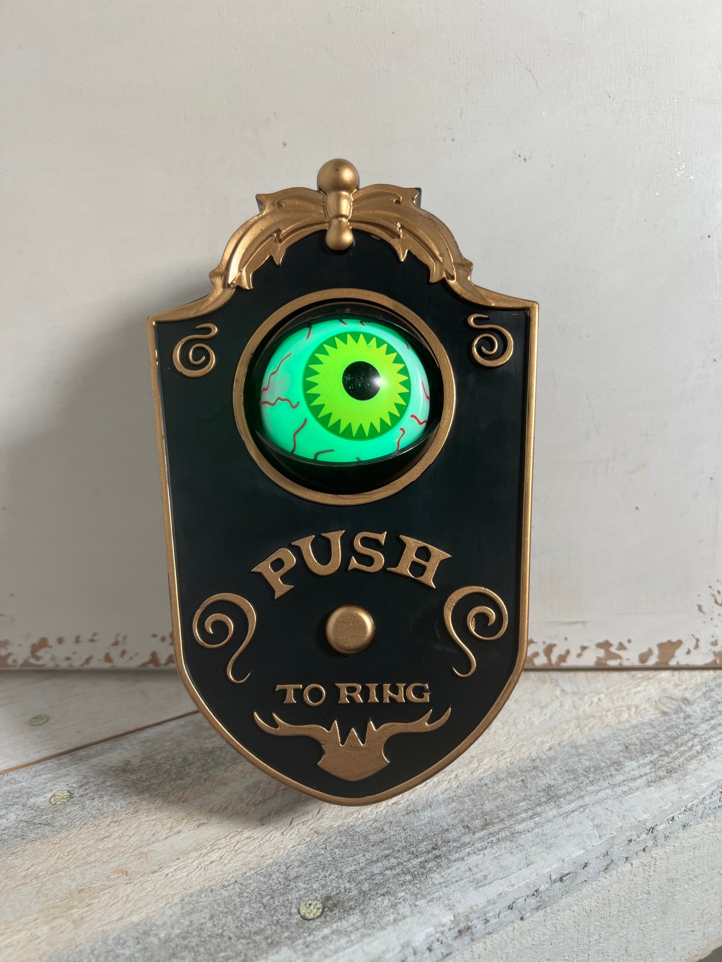 Halloween Greetings Eyeball Doorbell