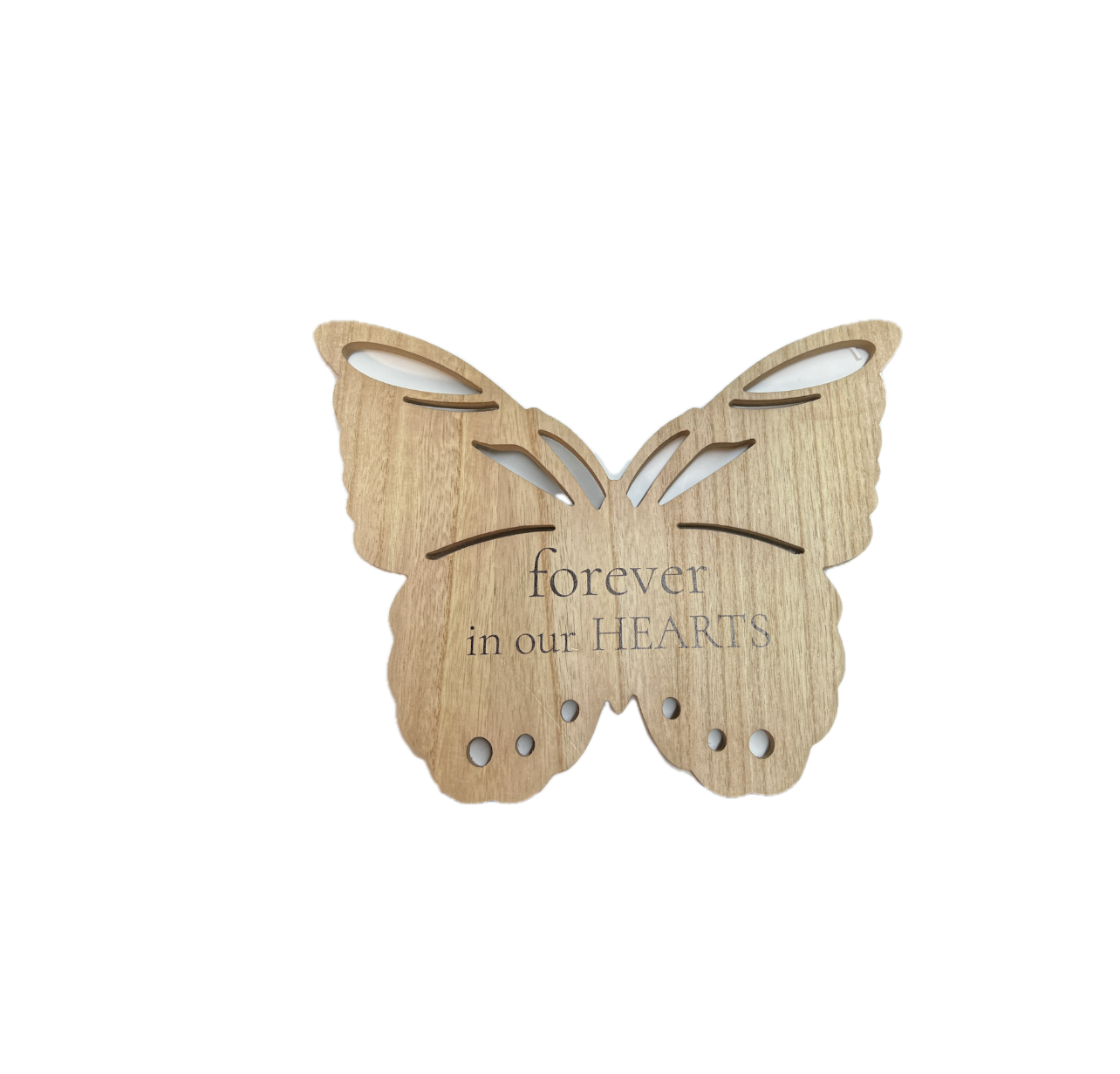 Wooden Butterfly Wall Plaque