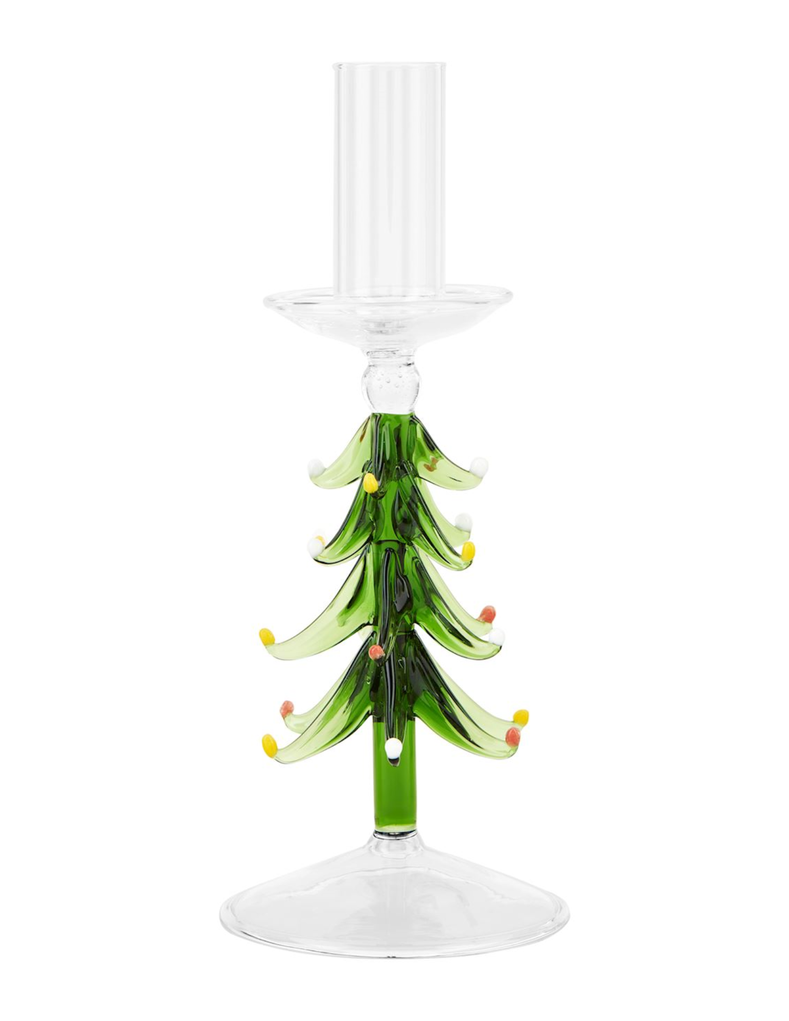 Mud Pie Glass Tree Taper Holder