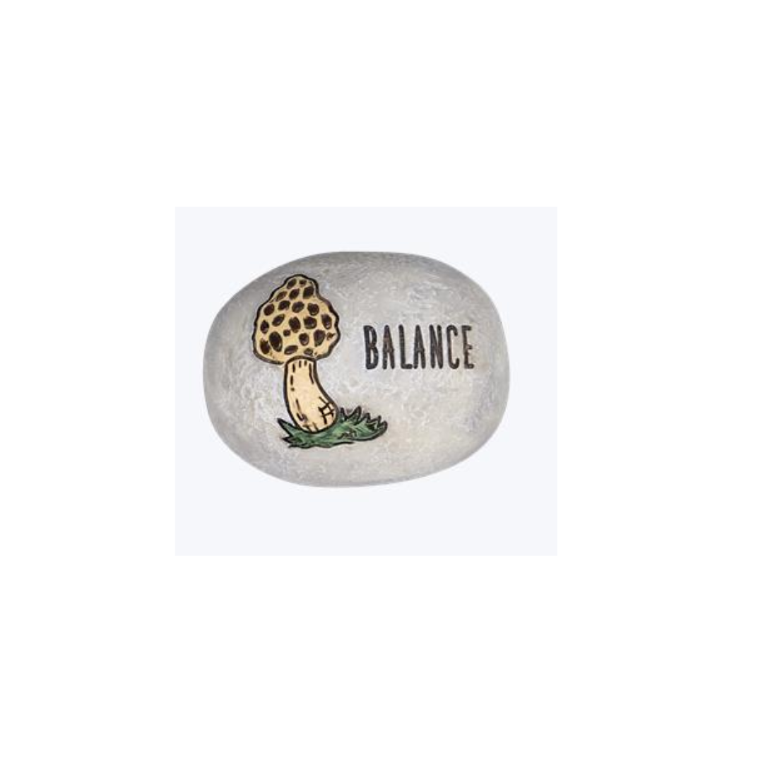Resin Message Mushroom Rock