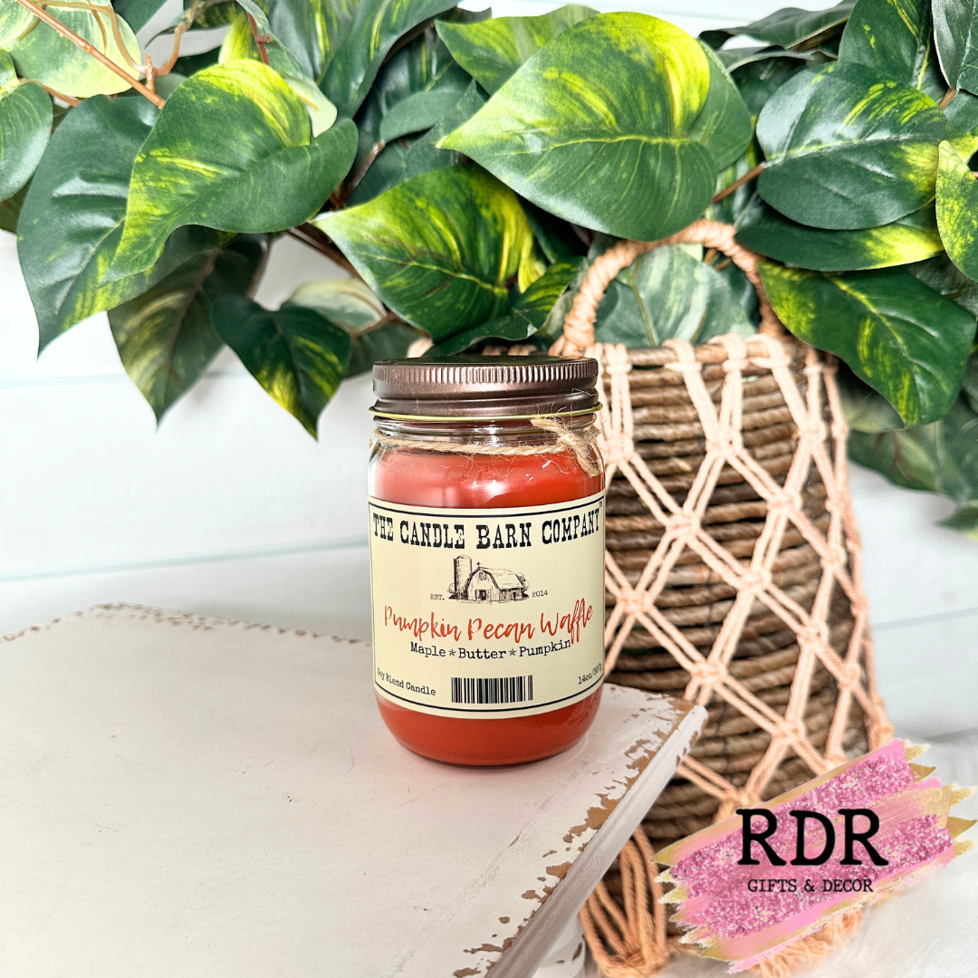 The Candle Barn Pint Jar 14oz Candle - Fall Scents