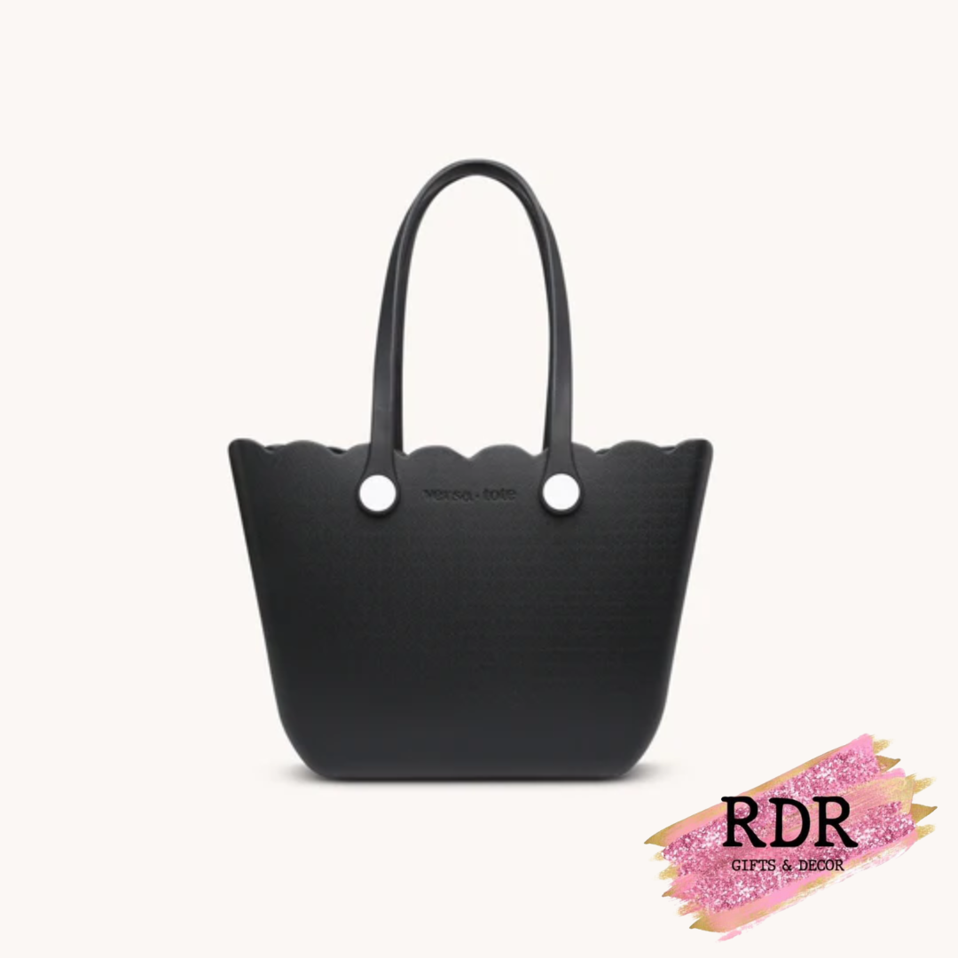 Rose Scalloped Versa Tote - Solid