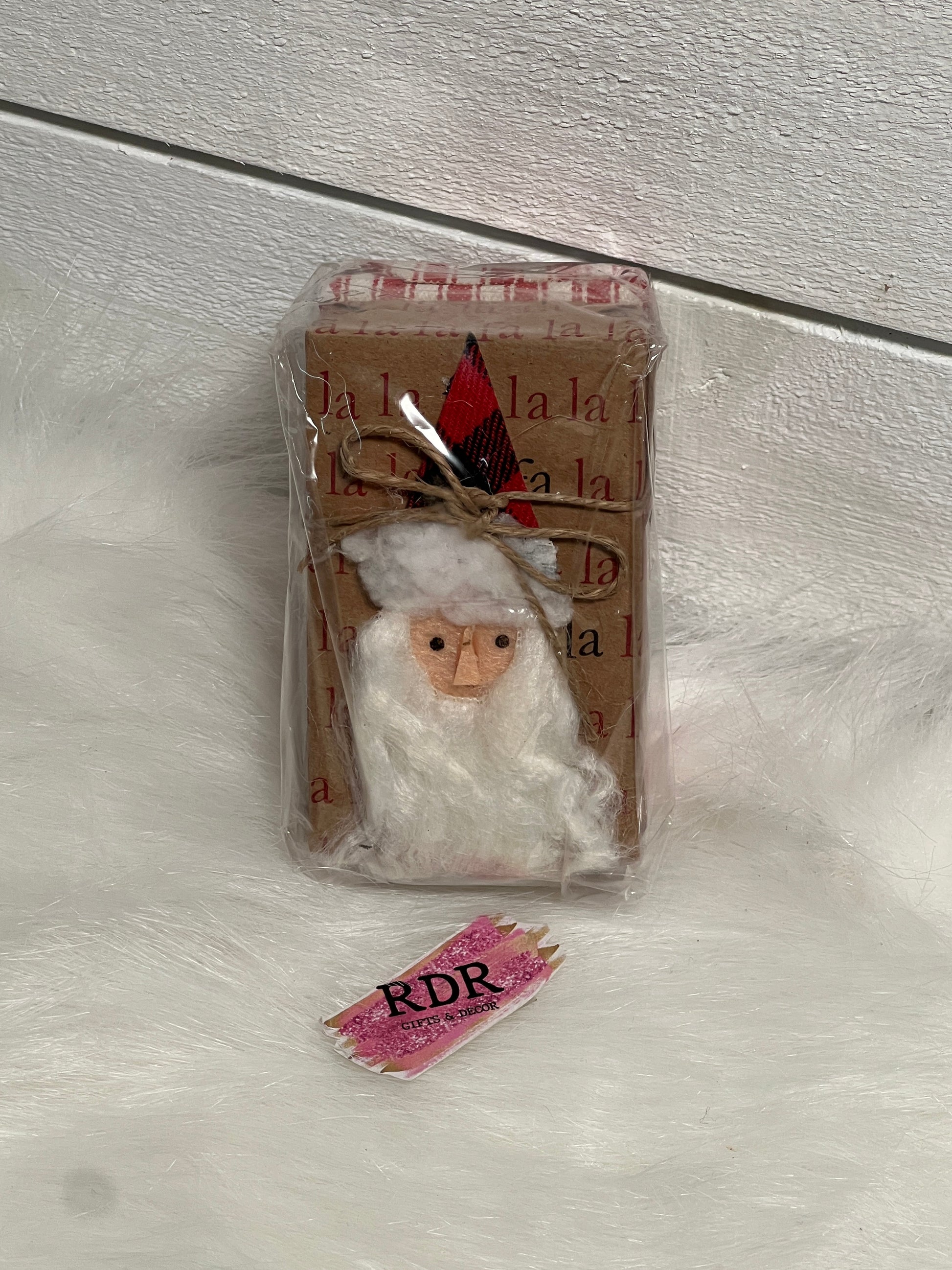 Two Pack Lodge Soap with Christmas Embellishments