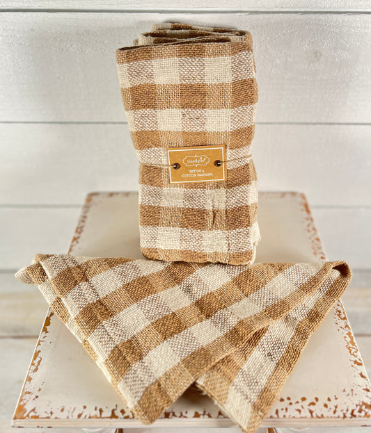 Buffalo Check Fabric Napkin Set