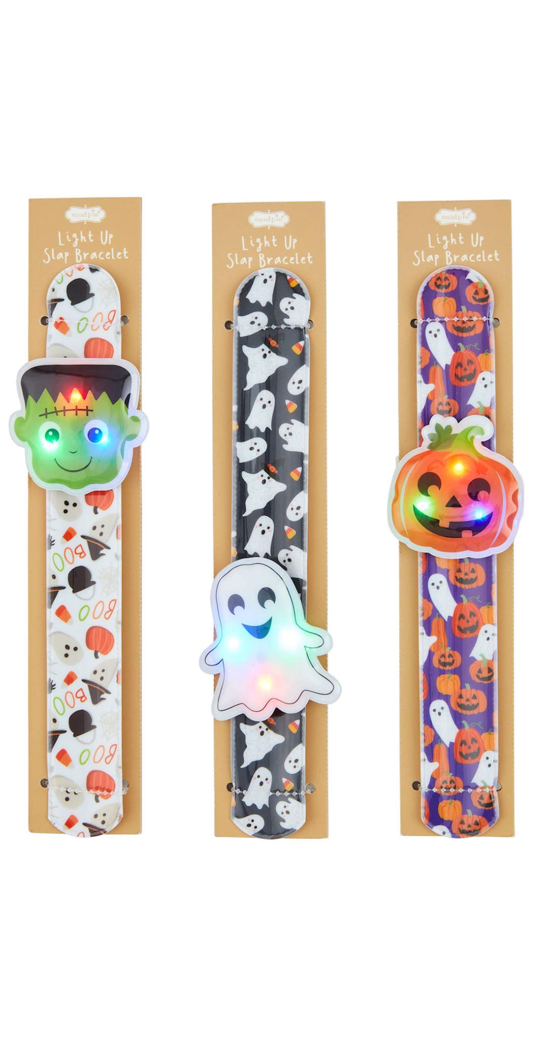 Halloween Light Up Slap Bracelets