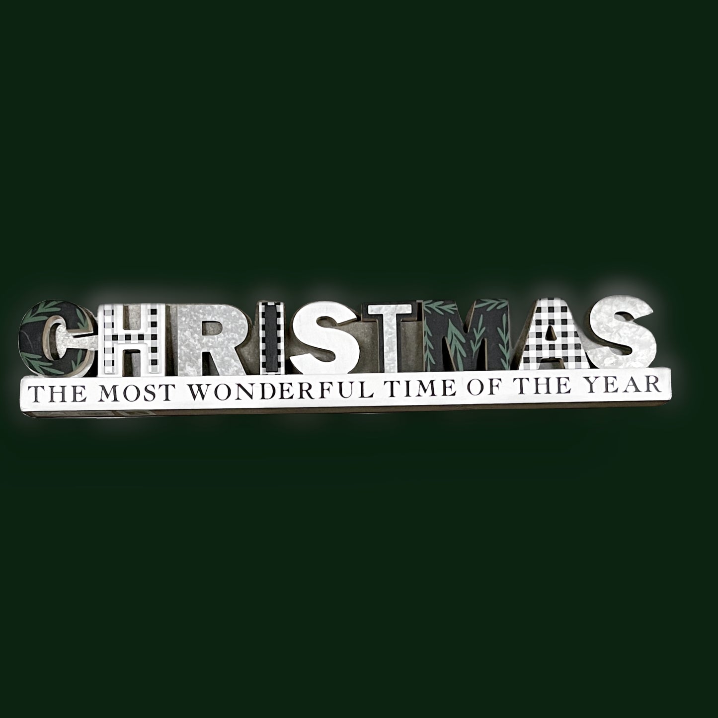 Sculpted Christmas  The Most Wonderful Time Of The Year