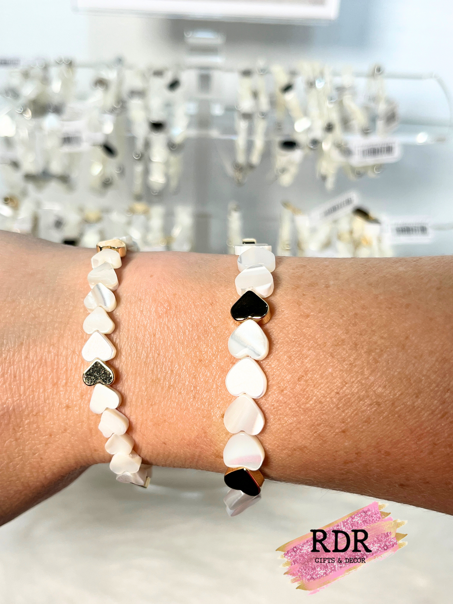 Mother-Daughter Heart Bracelets