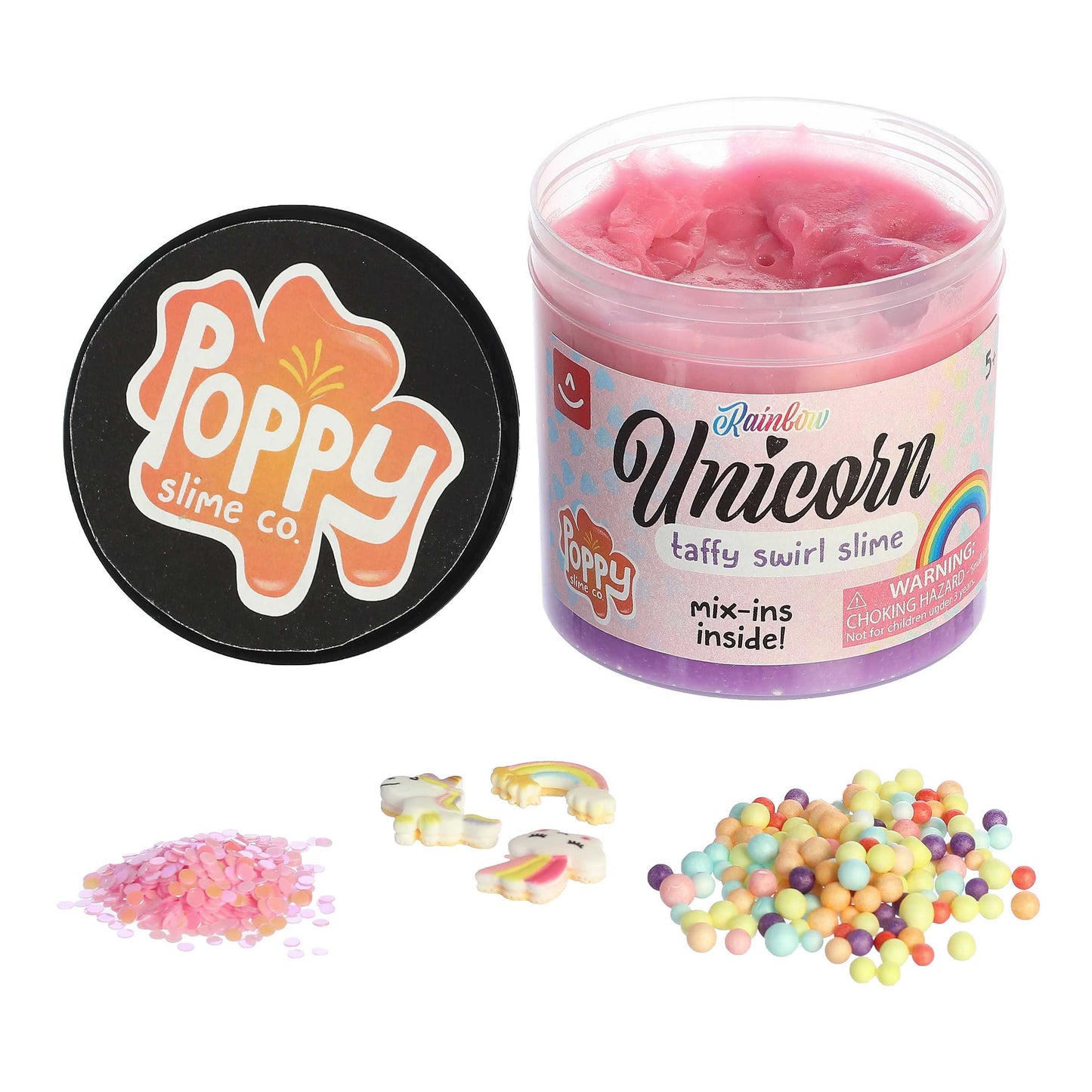 Poppy Slime Co Slime- With Mix-Ins