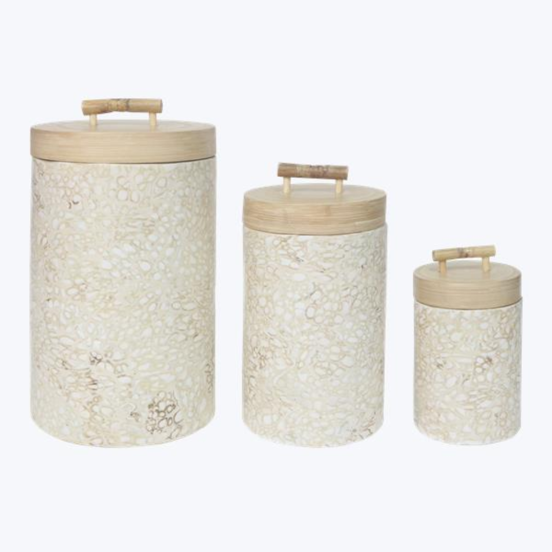 Bamboo Canister Set of 3