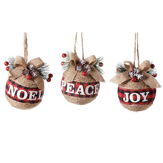 Hemp Ball Ornament