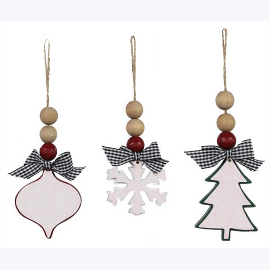 Wood Christmas Ornaments