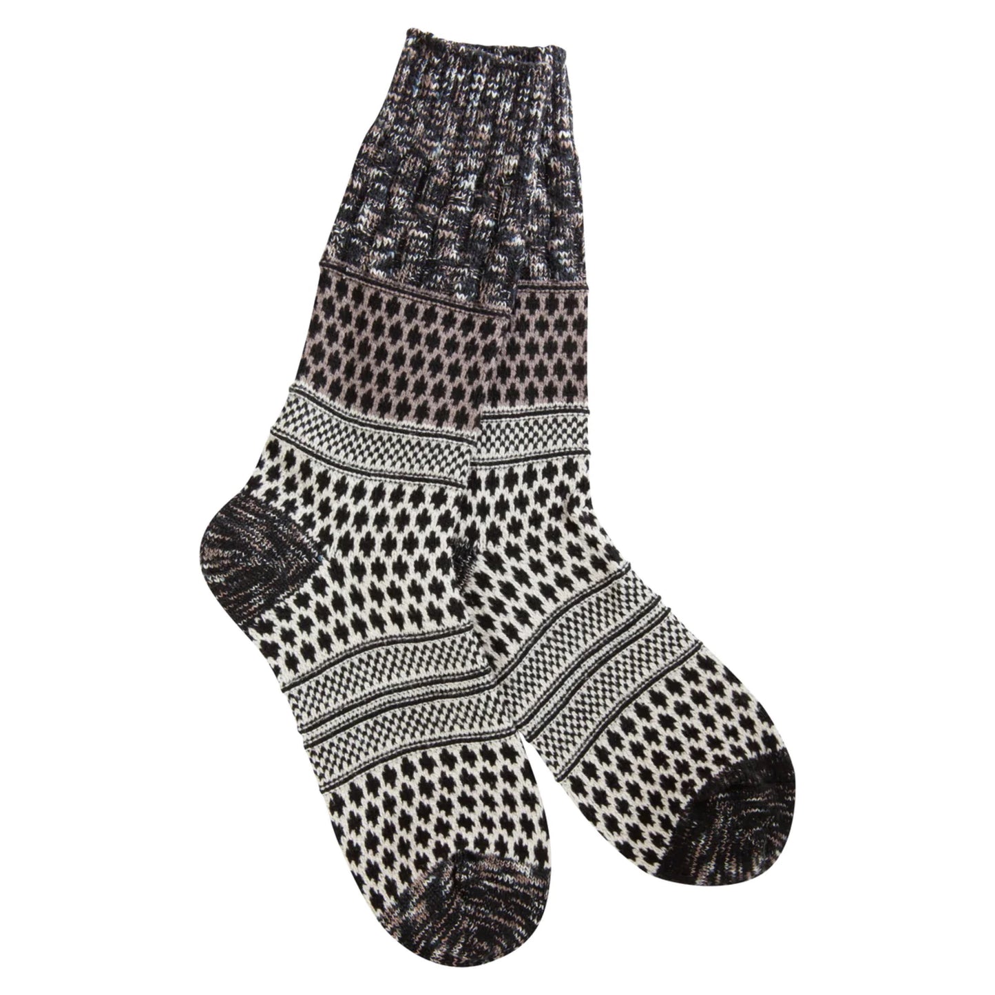 Weekend Collection Gallery Texture Crew Socks Nightfall Multi-043