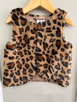 Girls Cartwheels Leopard Vest