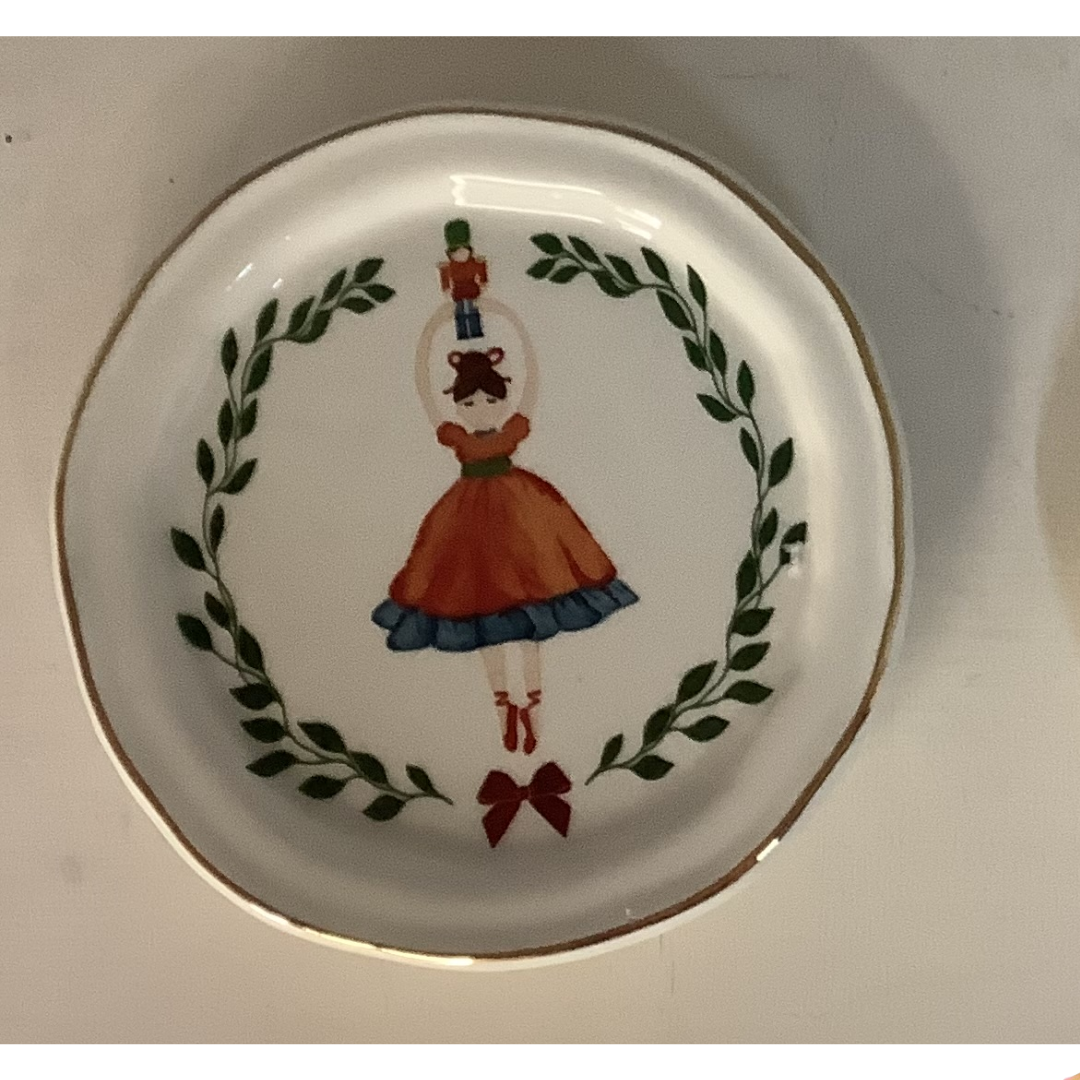 Mud Pie Nutcracker Tidbit Plate