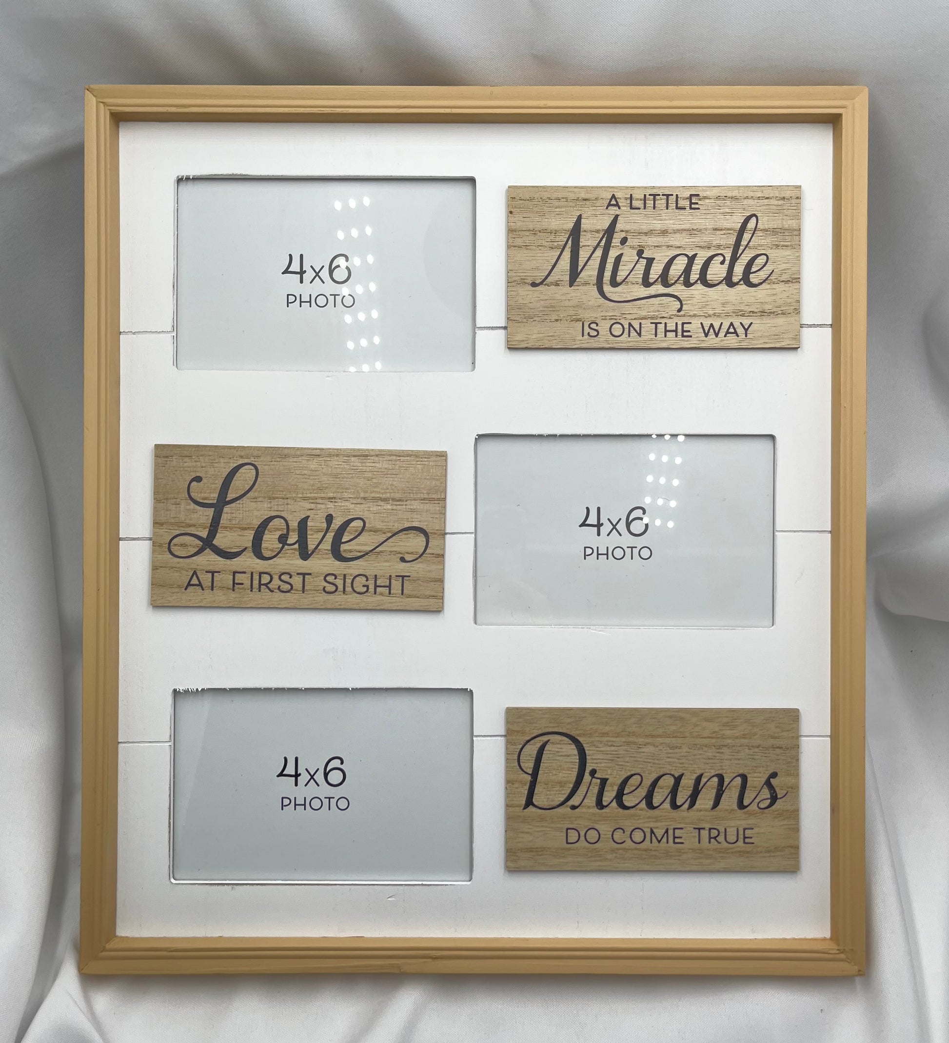 Triple Photo Baby Picture Frame