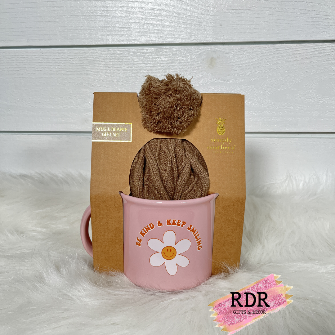 Simply Southern Coffee Mug & Beanie Gift Set