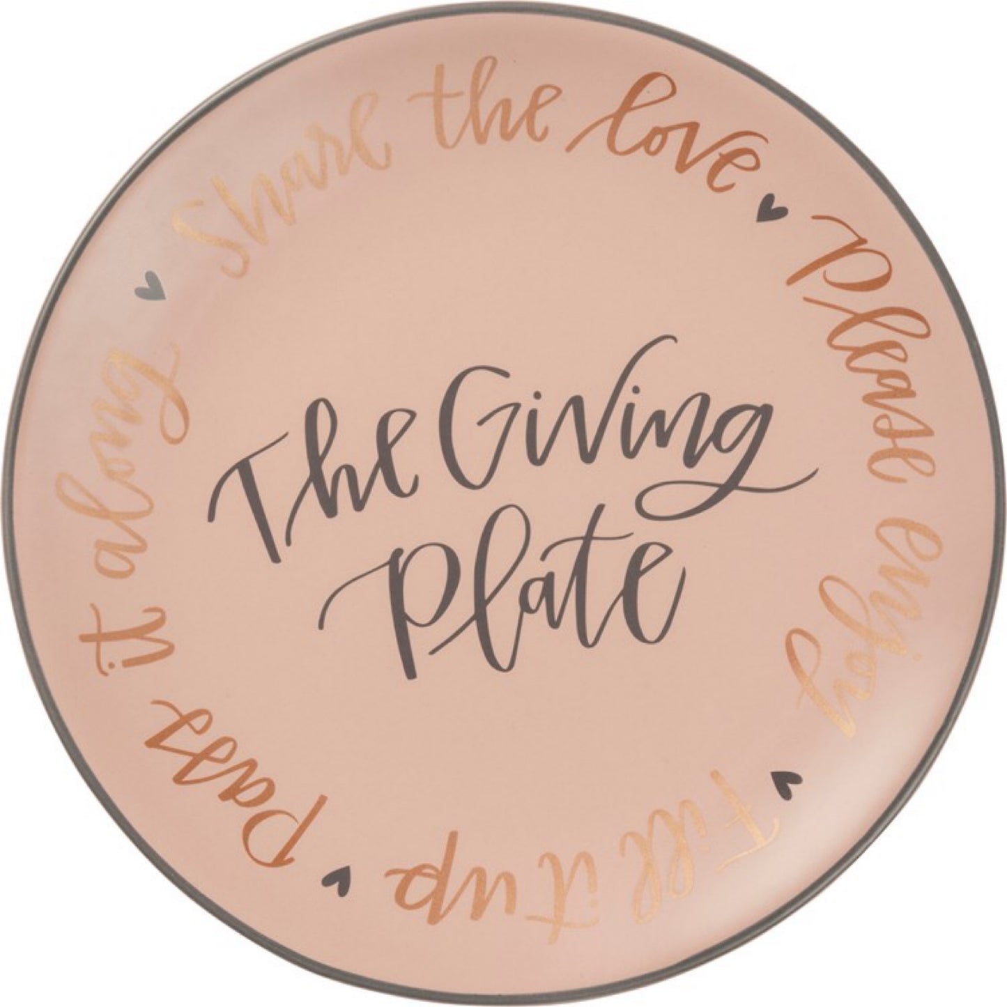 The Giving Plate Pink