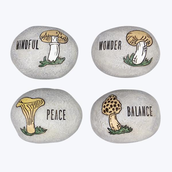 Resin Message Mushroom Rock