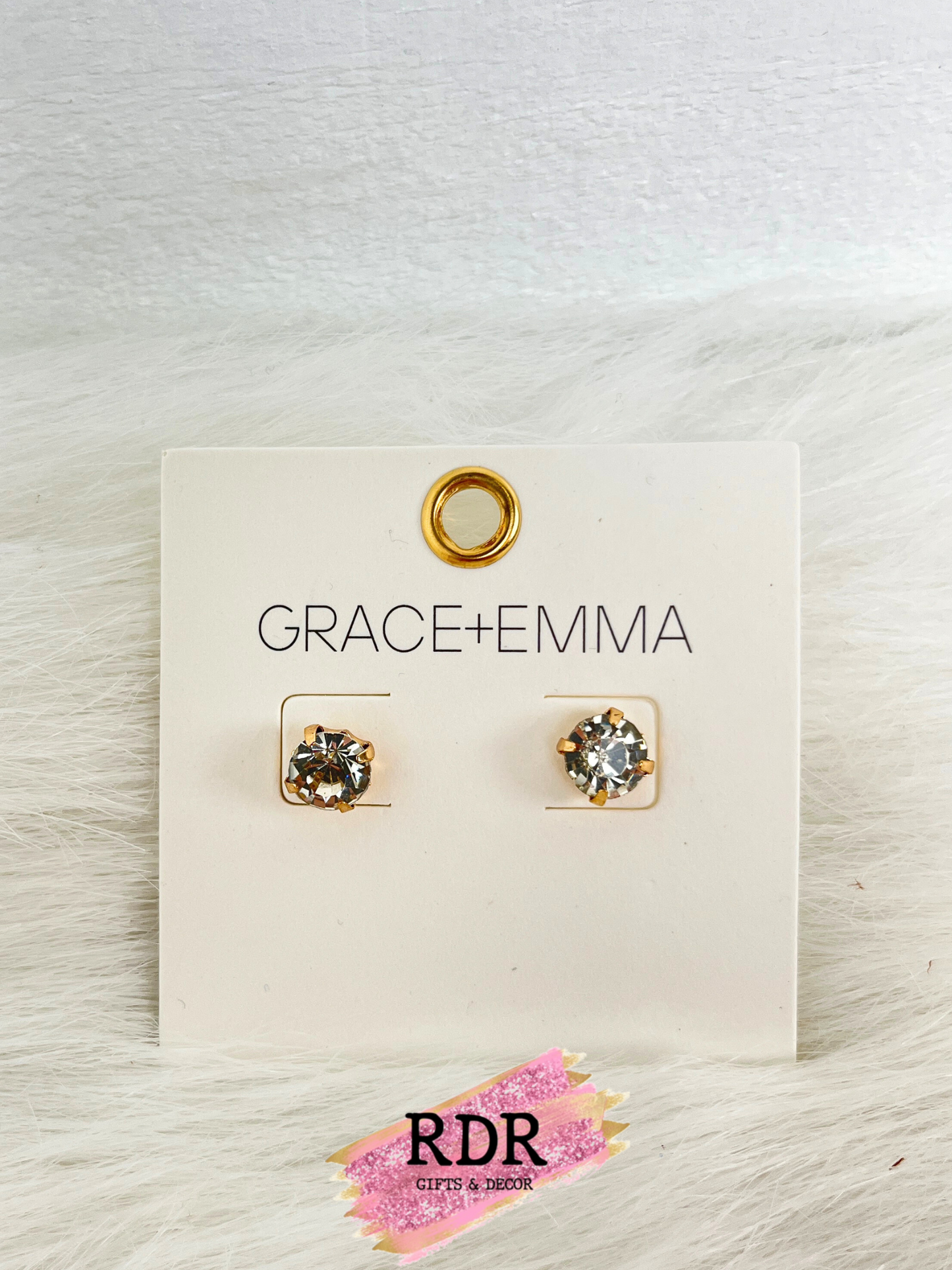 Southern Grace Colored Stone Stud Earrings