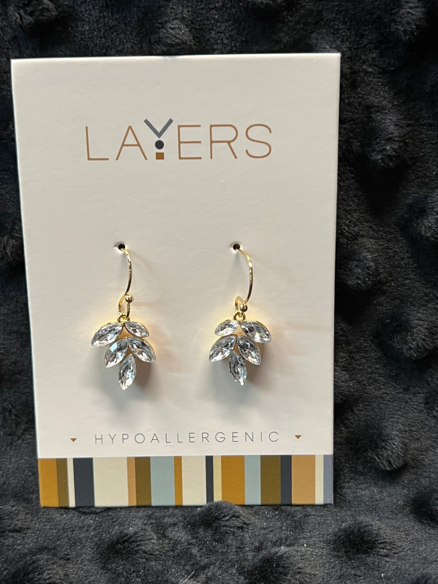 Layers Gold-tone Earrings