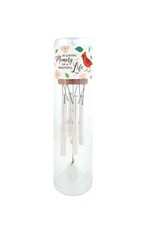 In Loving Memory Giftable Mini Wind Chime In Tube