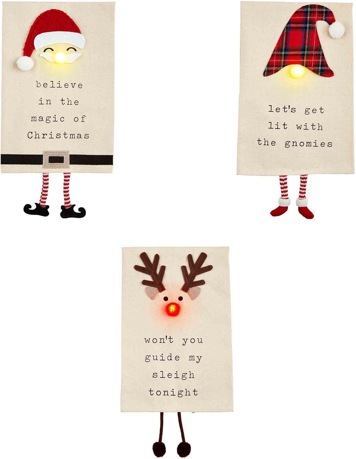 Mud Pie Light Up Dangle Leg Towel