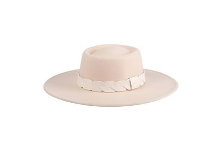 J&C Fedora Hat- Blush