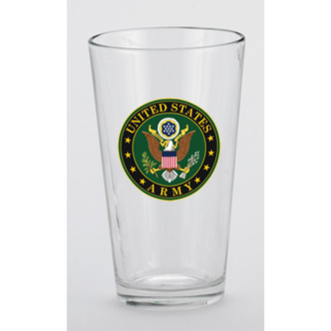 Military Drinking Glass- 16oz