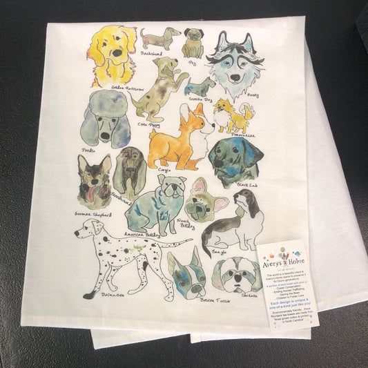 Avery Tea Towels Dogs