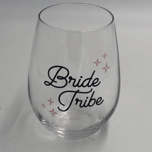 Bride Tribe Wine Glass