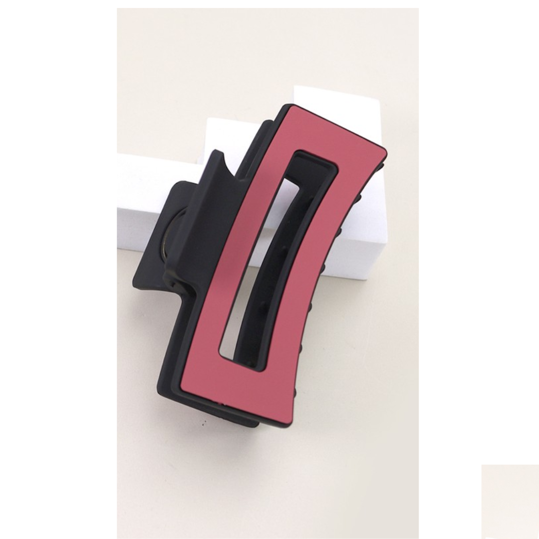 Large Matte Color Claw Clips
