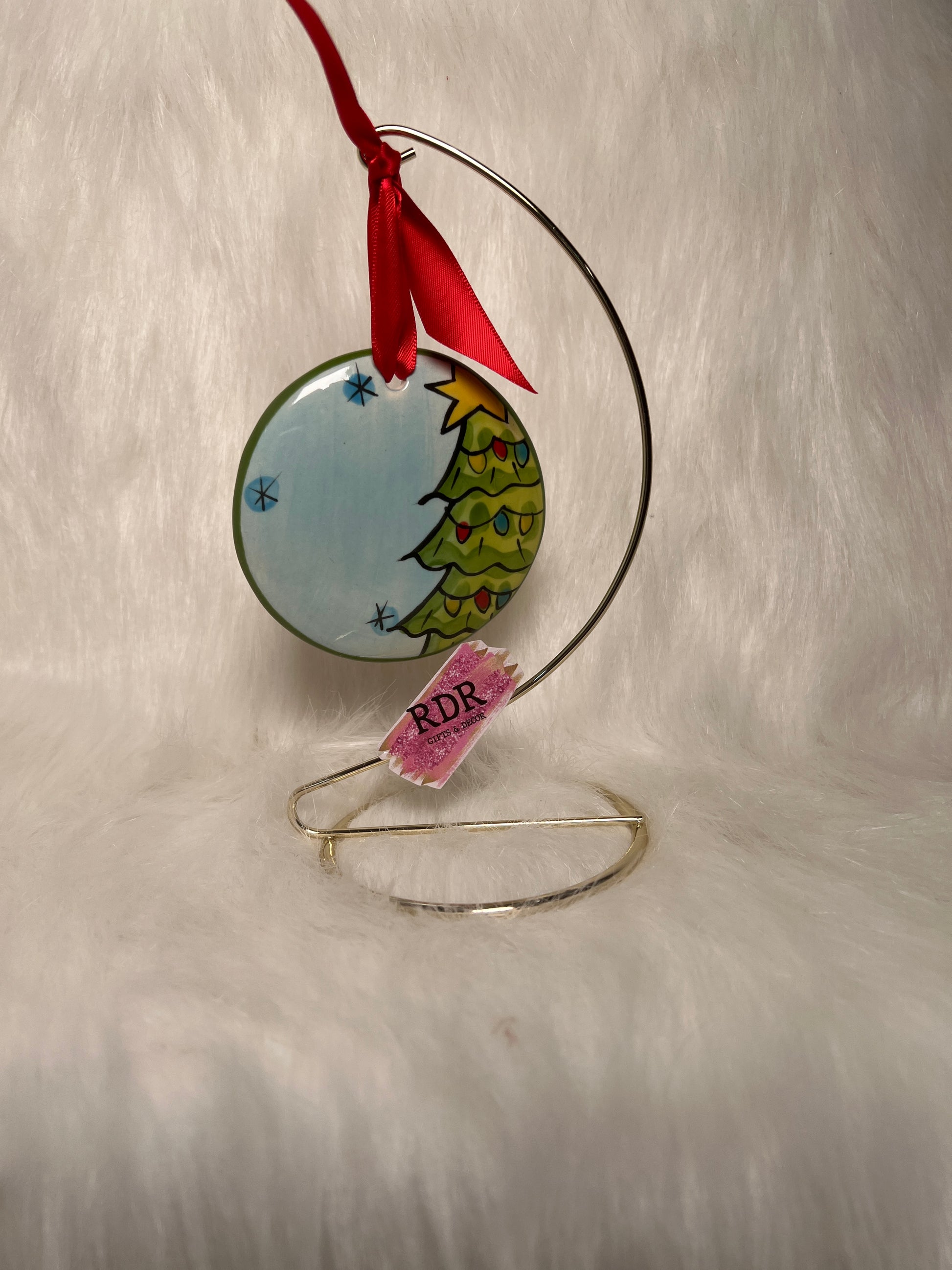 Nola Watkins Traditional Round Hand Painted Ornament