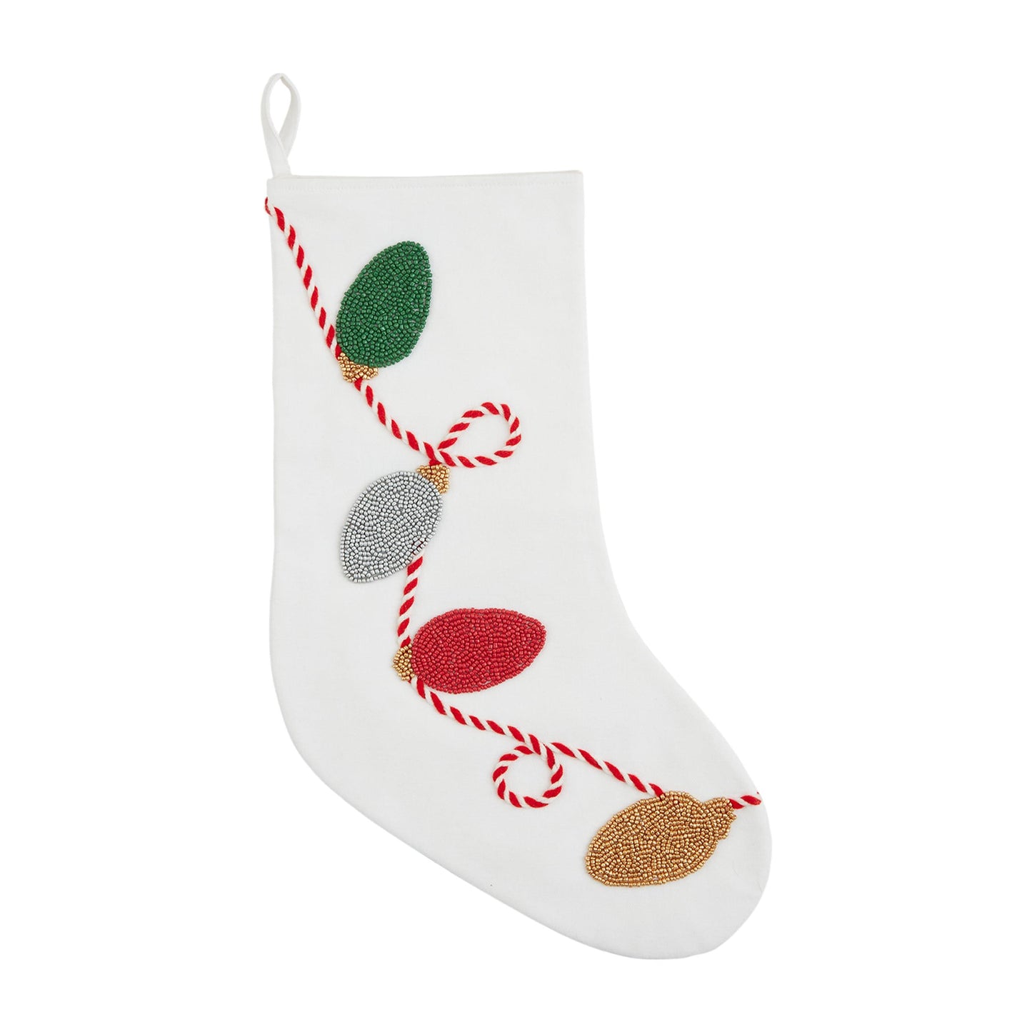 Mud Pie Beaded Xmas Stockings