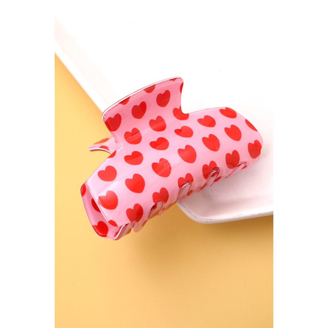 Retro Swirl, Heart or Checkered Claw Clip