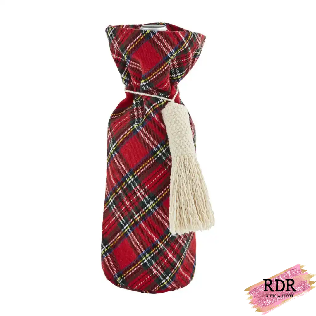Mud Pie Christmas Wine Bag