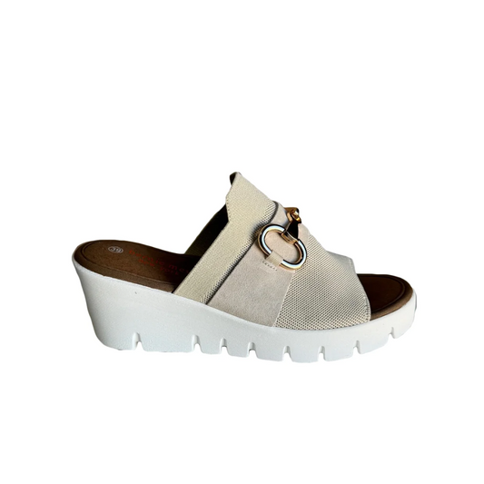 Bernie Mev Venti Buckle Wedge