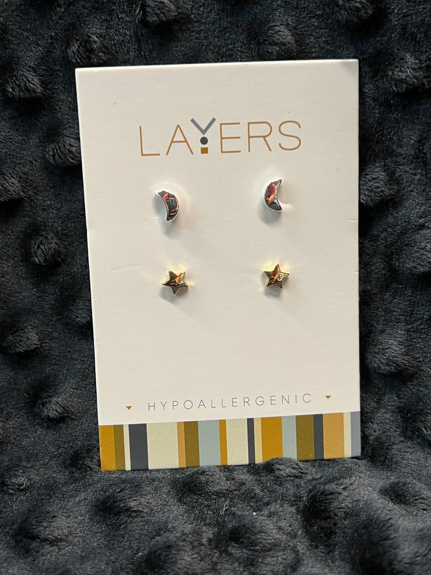 Layers Silver-tone Earrings