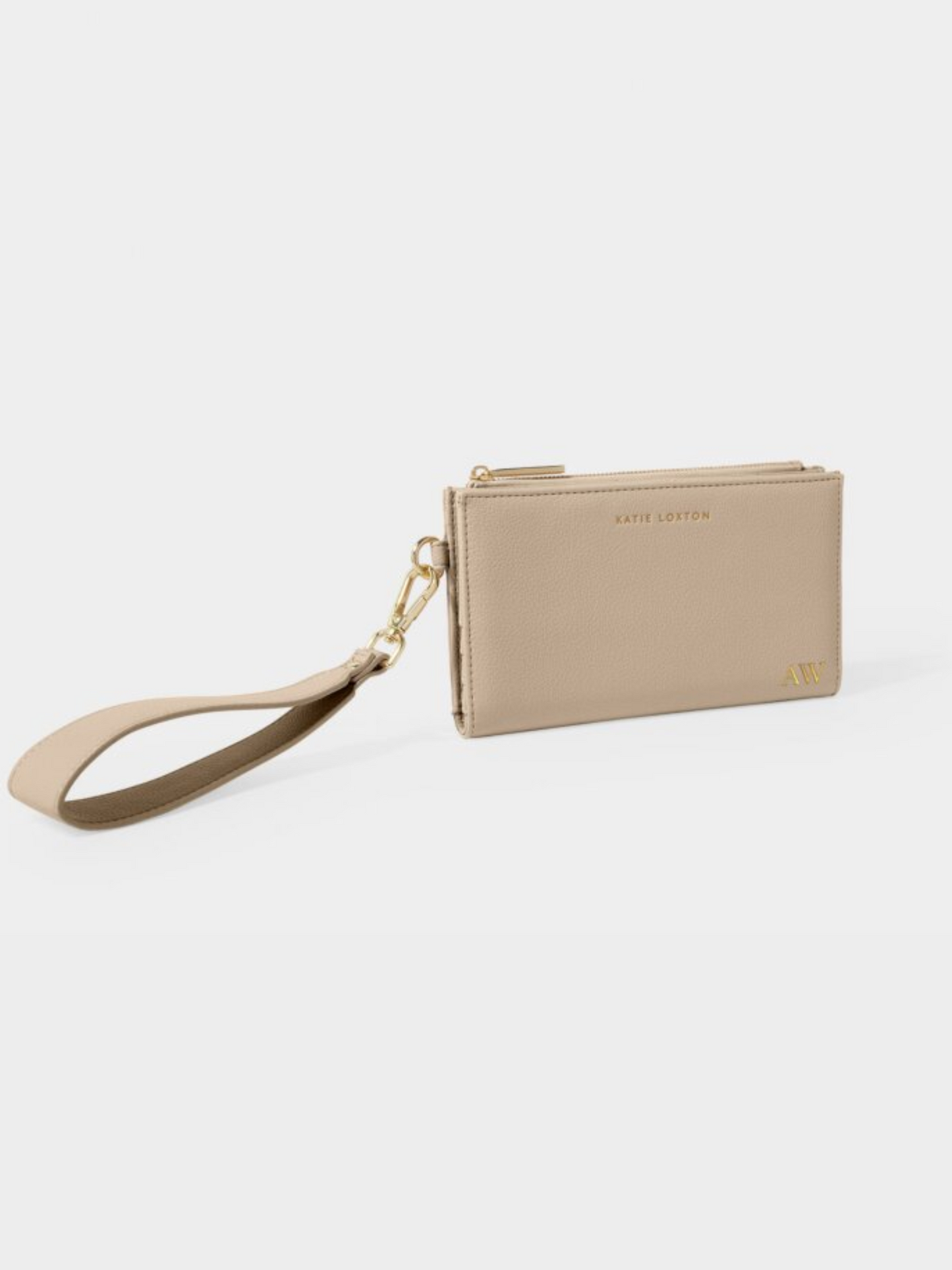 Katie Loxton Zana Fold Out Wristlet- Light Taupe