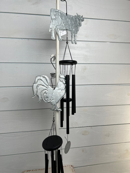 Farm Animal Metal Wind Chime