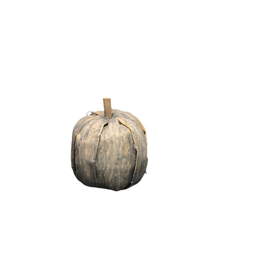 Gray Faux Mini Pumpkin
