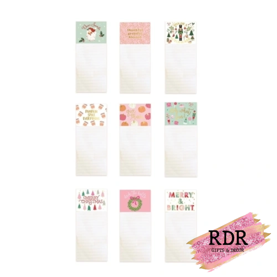Holiday Magnetic Notepad