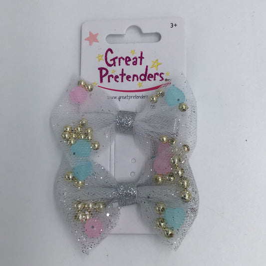 Bow-tastic Party Hair Clips Pastel