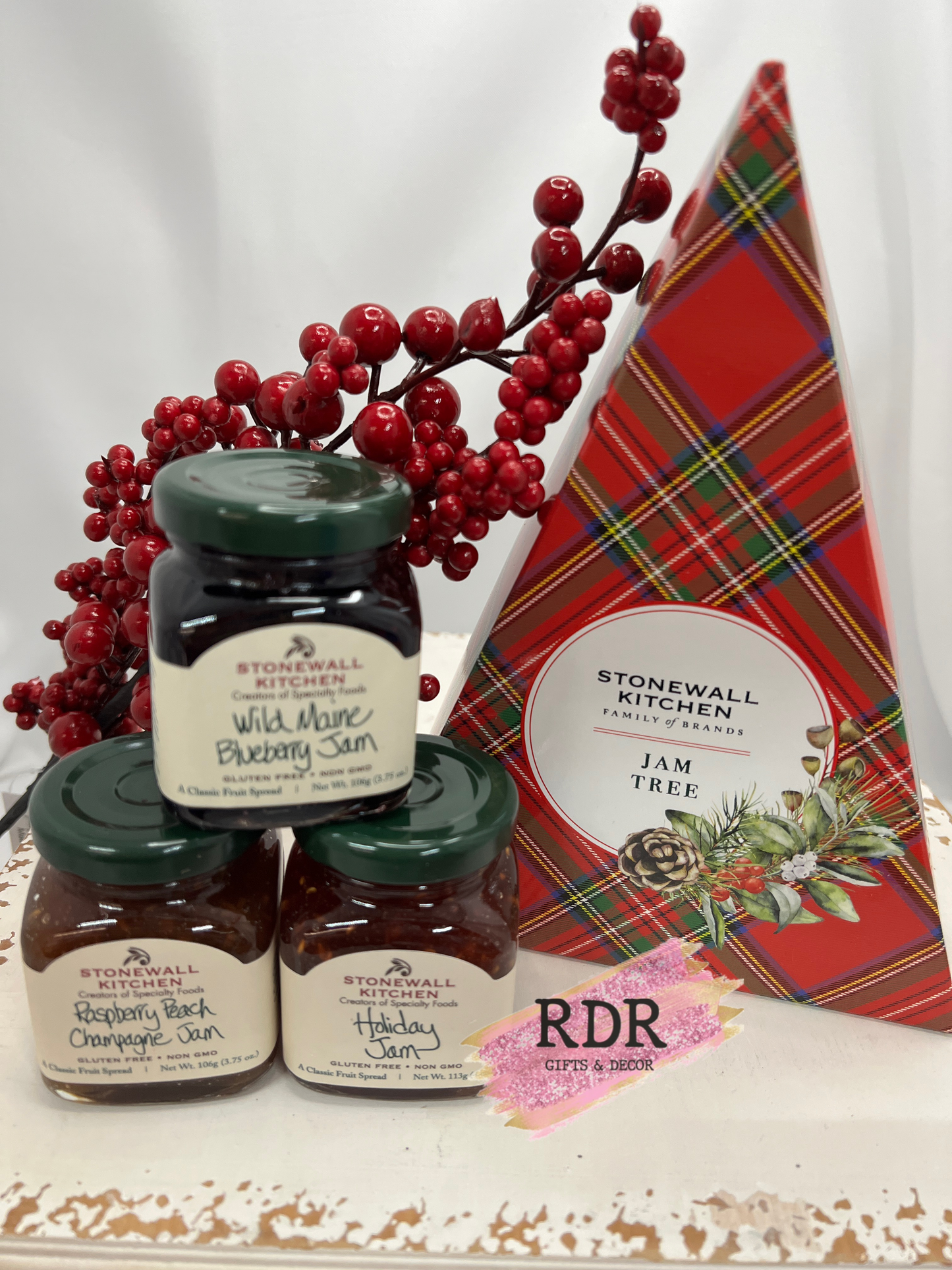 Stonewall Kitchen Holiday Jam Tree Gift Set