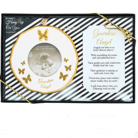 Guardian Angel Photo Frame Ornament