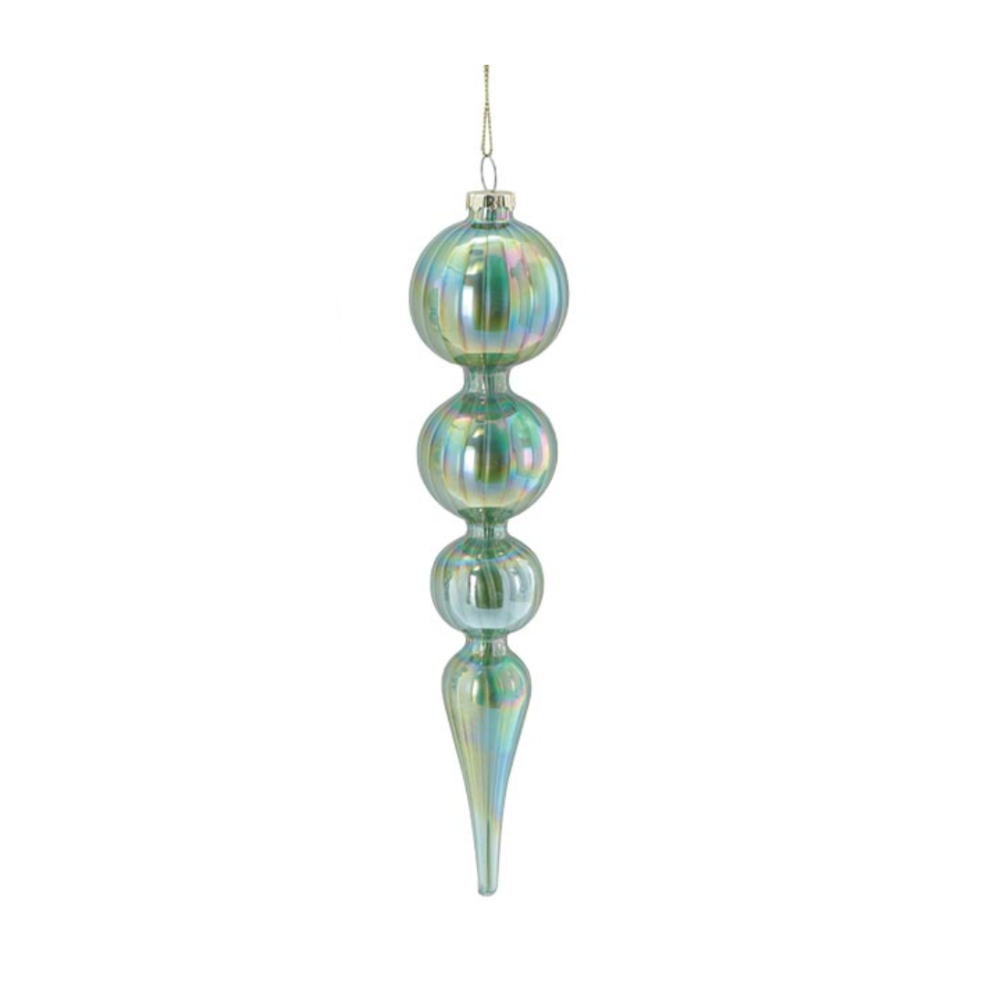 Long Glass Finial Ornament