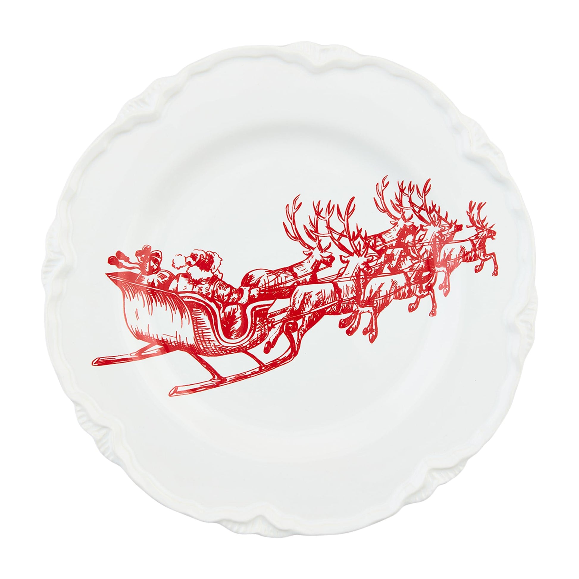 Mud Pie Christmas Dessert Plates