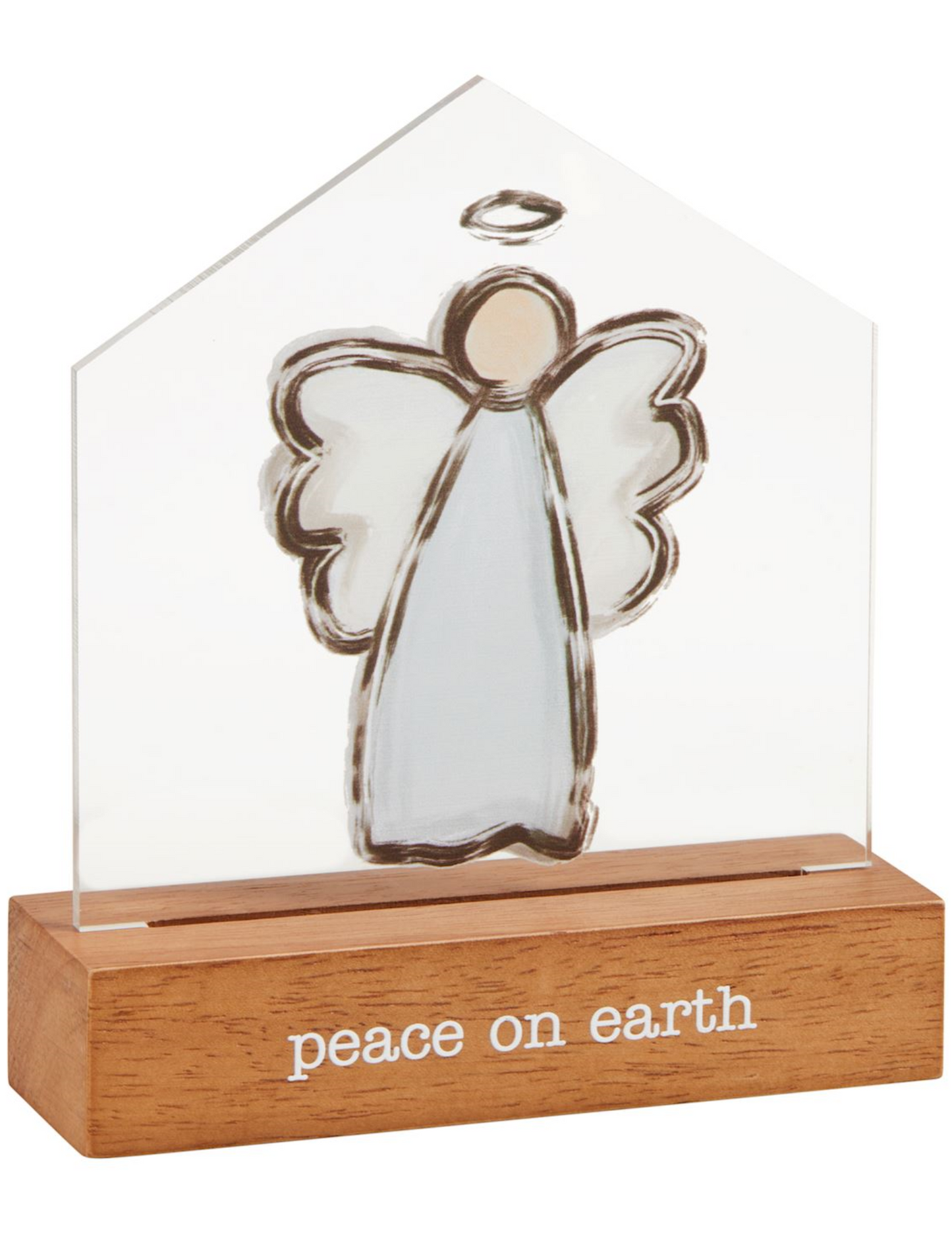 Mud Pie LED Acrylic Xmas Table Sitters
