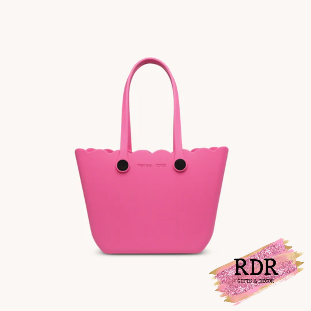 Rose Scalloped Versa Tote - Solid