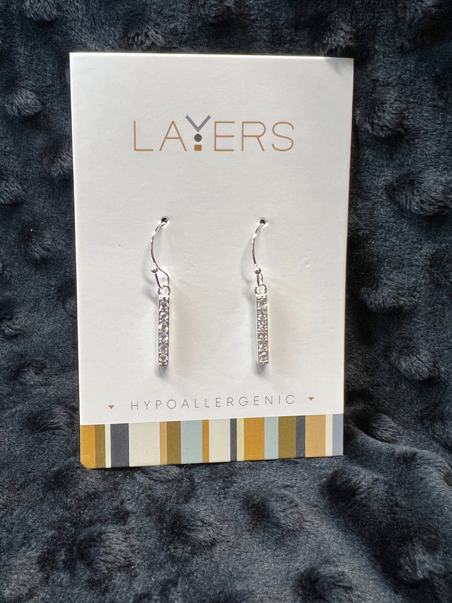 Layers Silver-tone Earrings